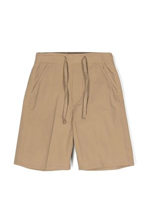 beige cotton shorts PAOLO PECORA KIDS | PP3617SAFAR